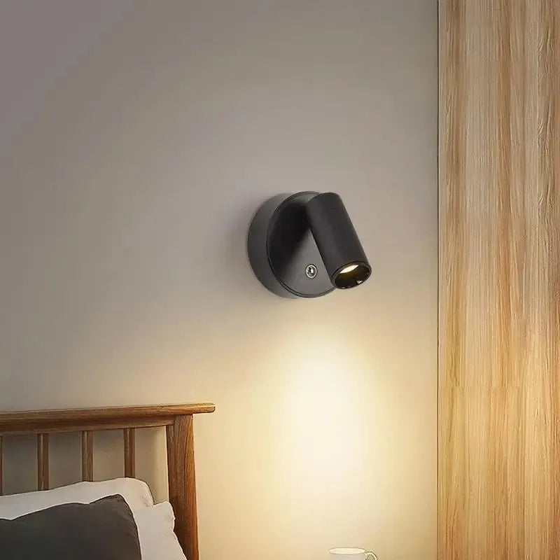 Arandela sem fio magnética Recarregável USB Com Interruptor - Oney