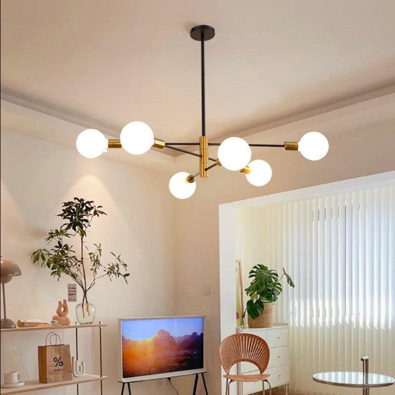 Lustre Minimalista  Nordic com Haste  Sputnik