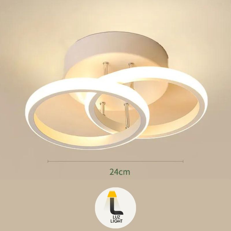 Luminária de Teto Minimalista - Anéis