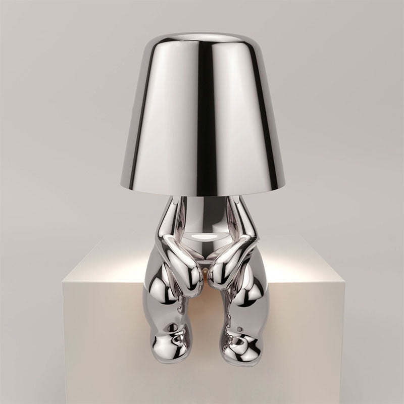 Luminária De Mesa Abajur Sem fio  Thinkers - USB