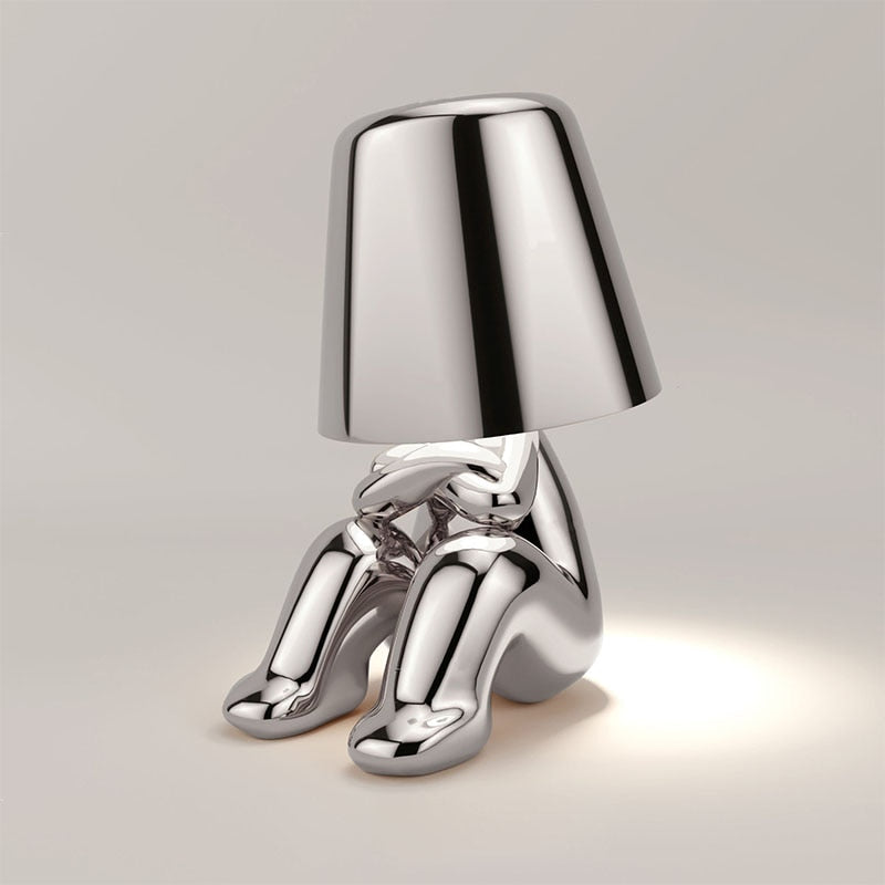 Luminária De Mesa Abajur Sem fio  Thinkers - USB