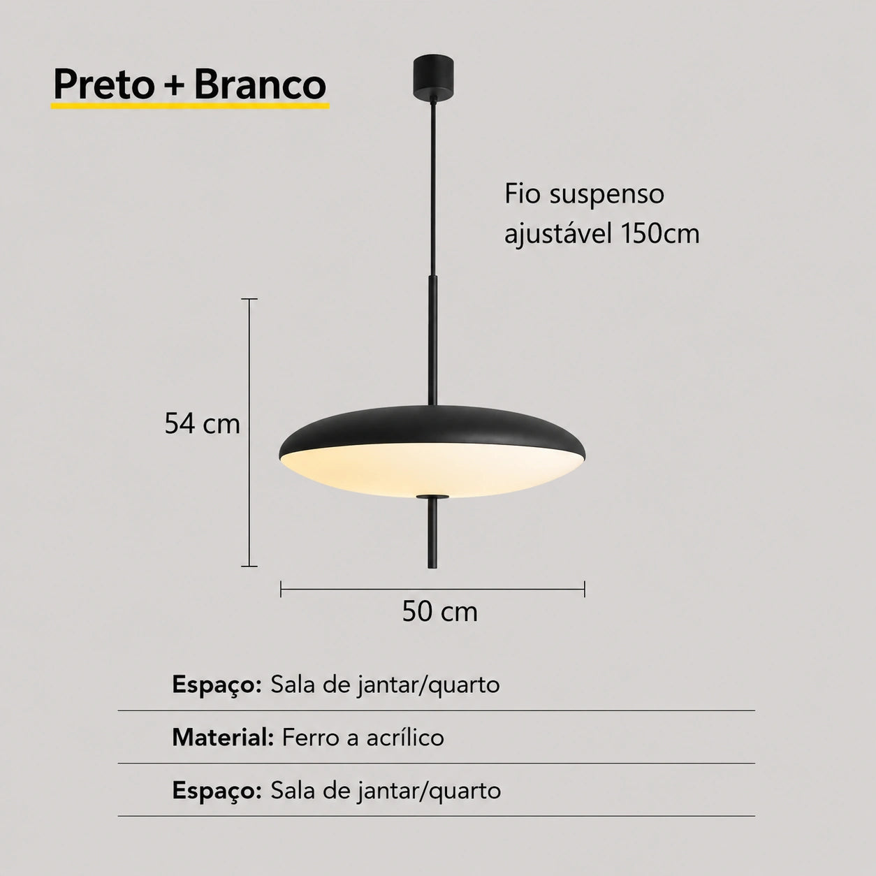 Pendente Modern Disc