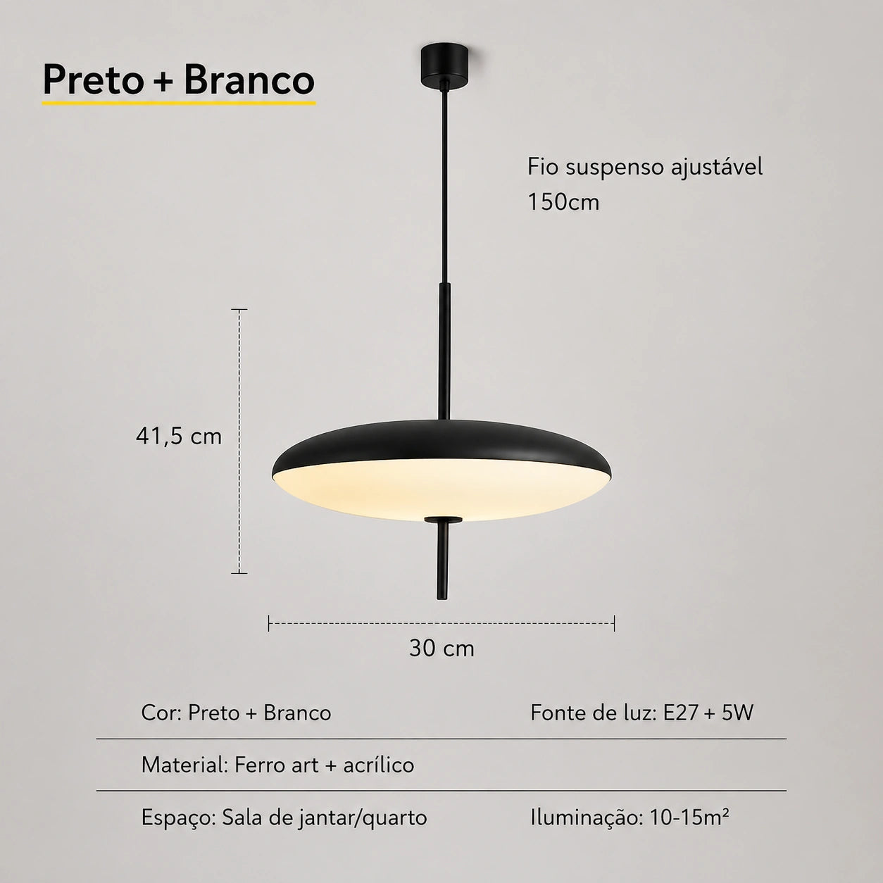 Pendente Modern Disc