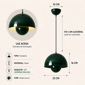 Pendente Luminária  moderno Bud - 24