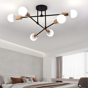 Lustre de Teto Minimalista - Preto