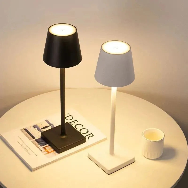 Luminária De Mesa Abajur Impermeável sem Fio